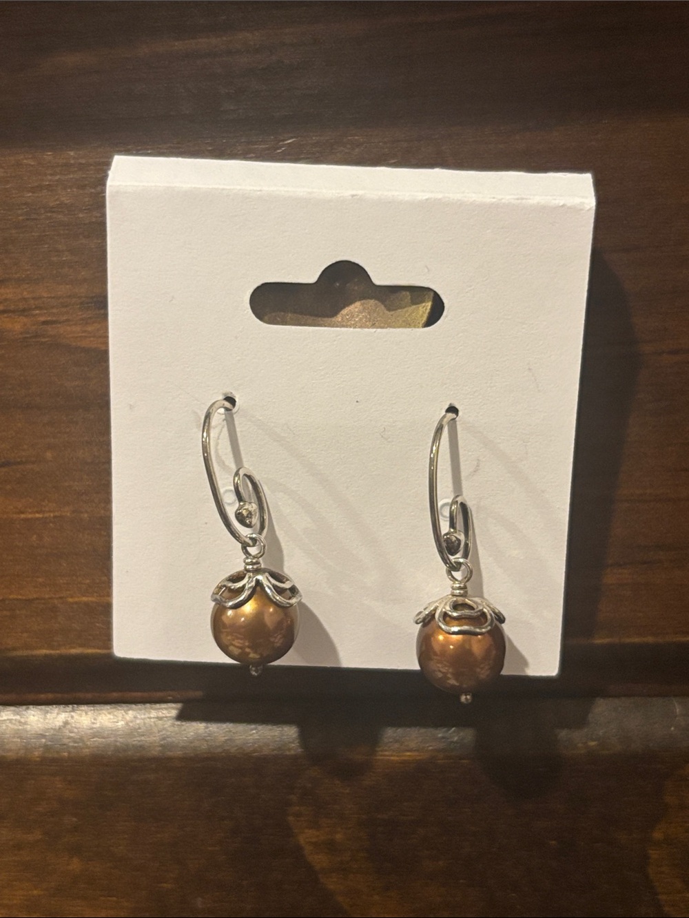 925 Sterling Silver swirled earrings